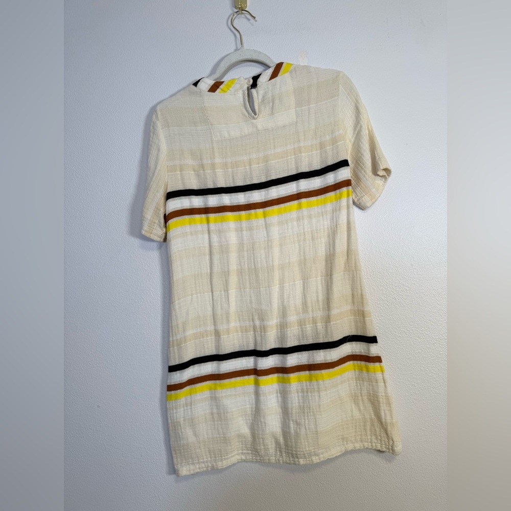 Ace & Jig striped gauze pocket t-shirt mini dress Women’s Sz S - Picture 2 of 6